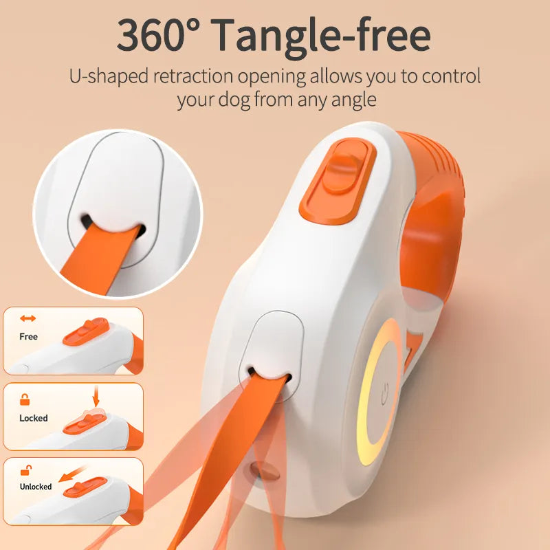 LED Flashlight Pet Leash.