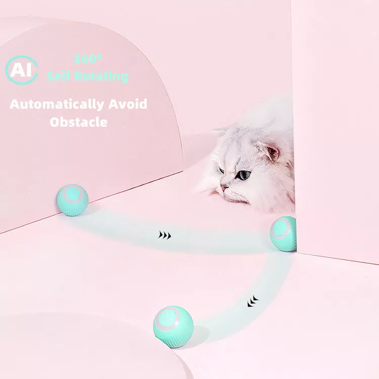 Smart Rolling Ball Teasing Toy