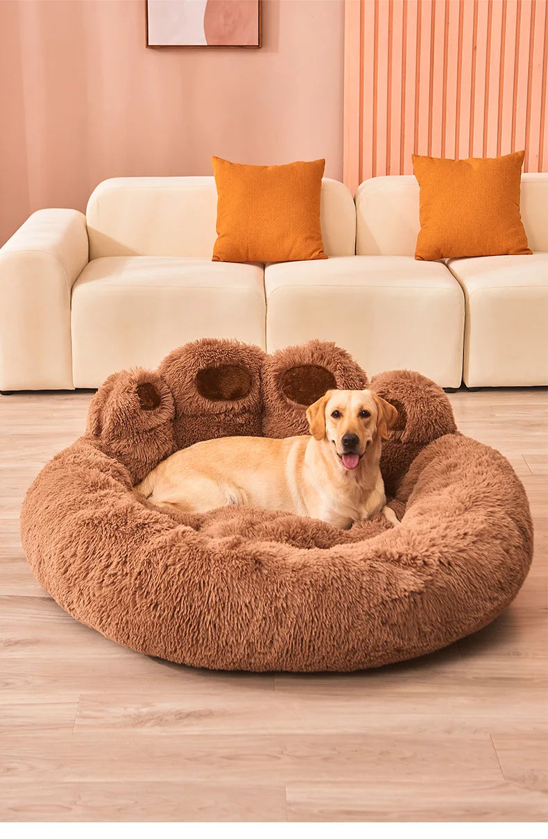 Pet Bear Paw Shape House Bed