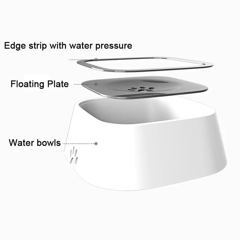 1.5L Cat Dog Water Bowl