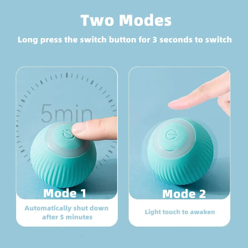 Smart Rolling Ball Teasing Toy