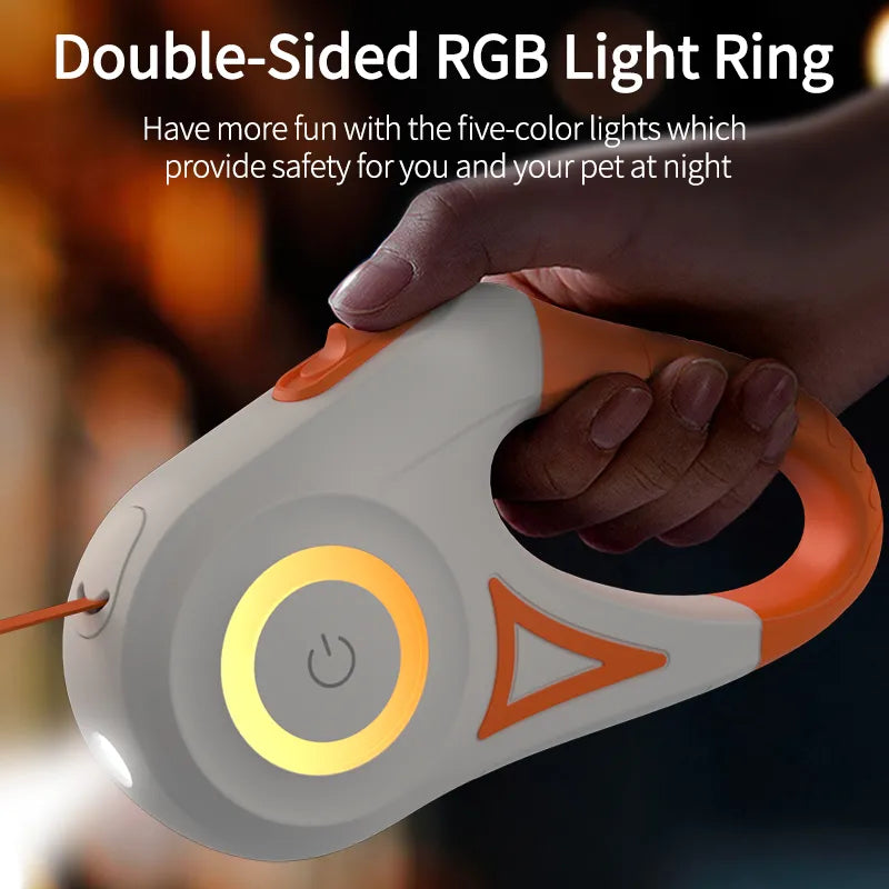 LED Flashlight Pet Leash.