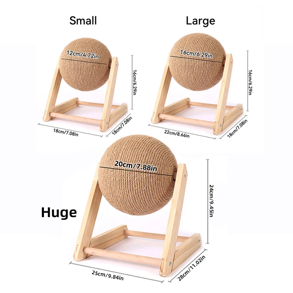 Cat Scratching Ball Toy