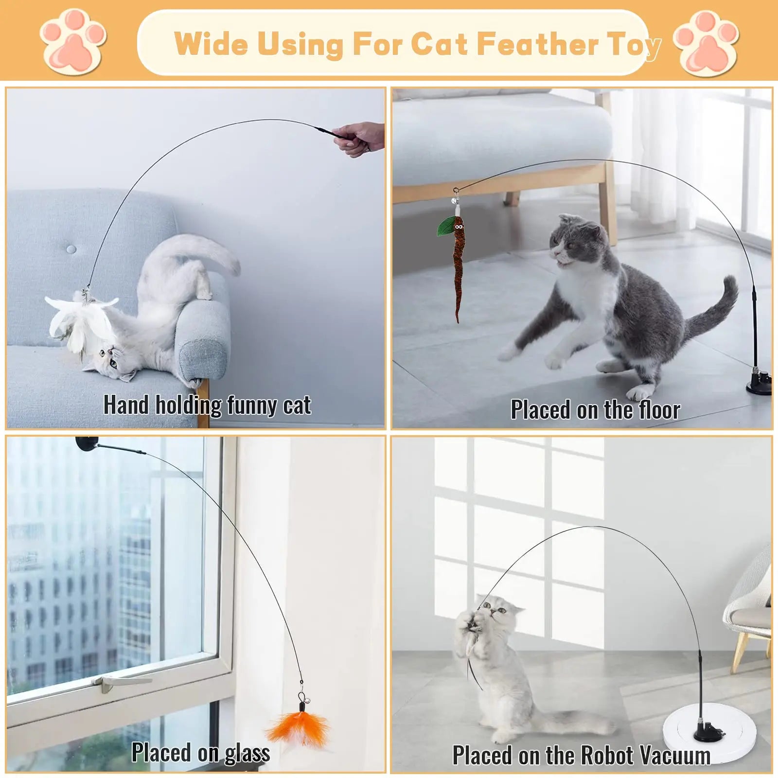 Cat Toy Cat Feather Stick